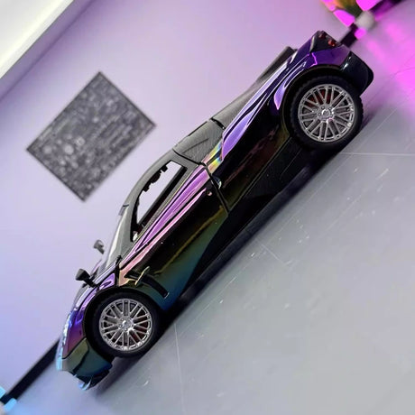 [TOY] 1:24 Pagani 2012 Huayra viola Gradient modellino di auto Die-Cast