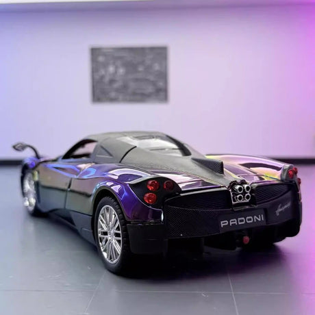 [TOY] 1:24 Pagani 2012 Huayra viola Gradient modellino di auto Die-Cast