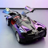 [TOY] 1:24 Pagani 2012 Huayra viola Gradient modellino di auto Die-Cast