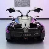 [TOY] 1:24 Pagani 2012 Huayra viola Gradient modellino di auto Die-Cast