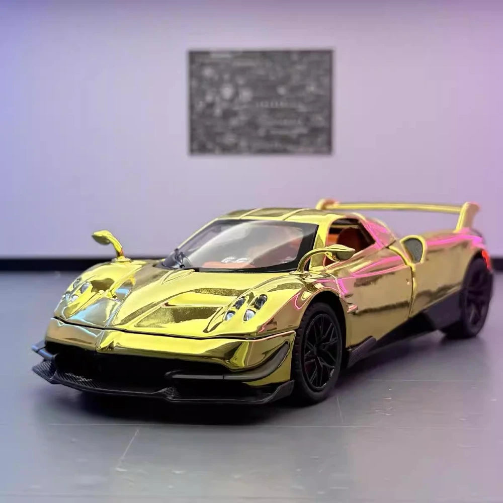 [TOY] 1:24 Pagani 2016 Huayra BC Gold Model Car Die-Cast