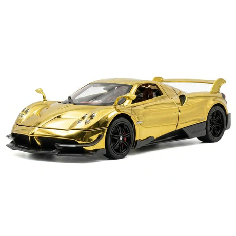 [TOY] 1:24 Pagani 2016 Huayra BC oro modellino di auto Die-Cast