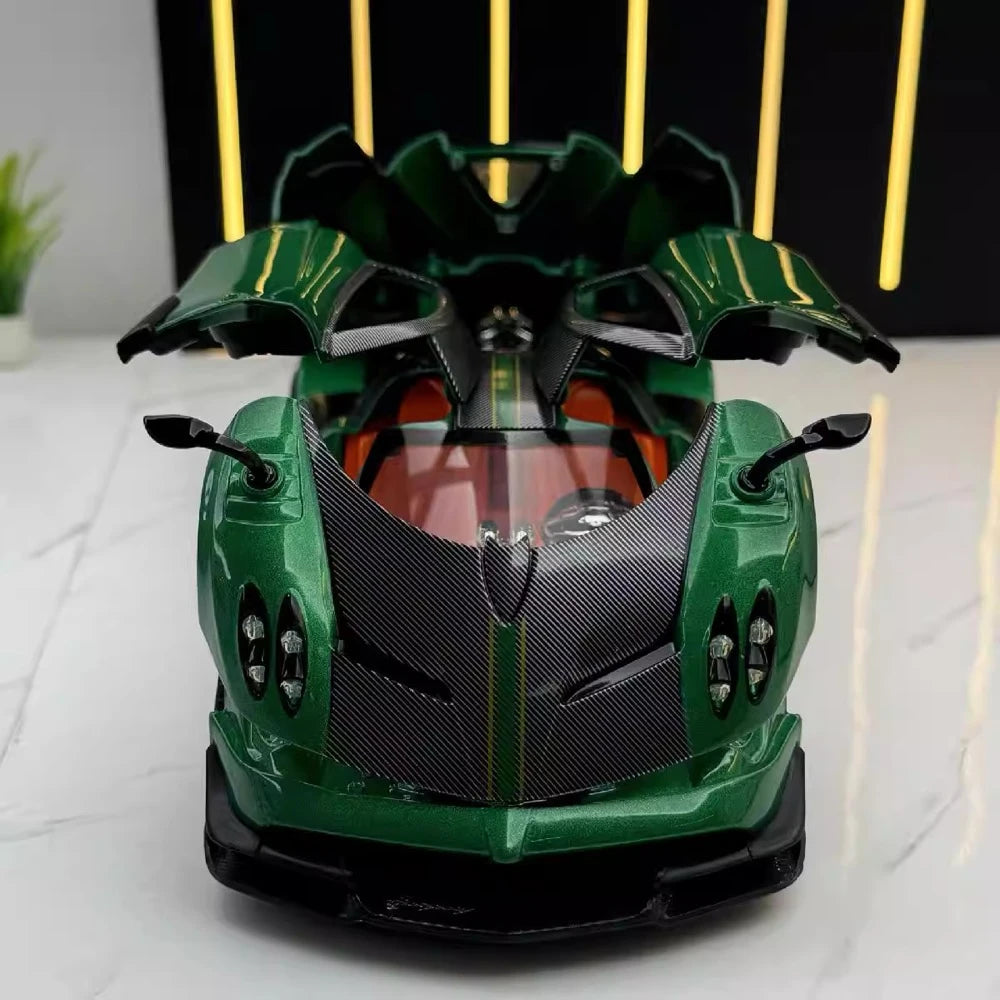 [TOY] 1:24 Pagani 2016 Huayra BC Green Model Car Die-Cast