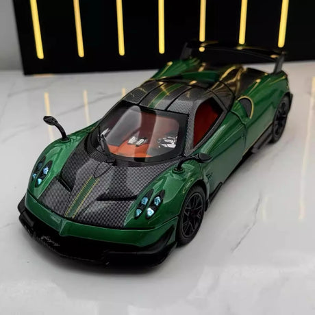 [TOY] 1:24 Pagani 2016 Huayra BC verde modellino di auto Die-Cast