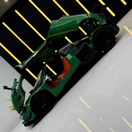 [TOY] 1:24 Pagani 2016 Huayra BC verde modellino di auto Die-Cast
