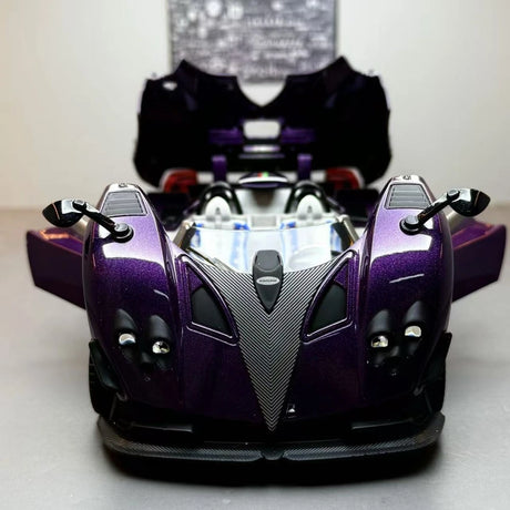 [TOY] 1:24 Pagani 2018 Zonda HP Barchetta Purple Model Car Die-Cast