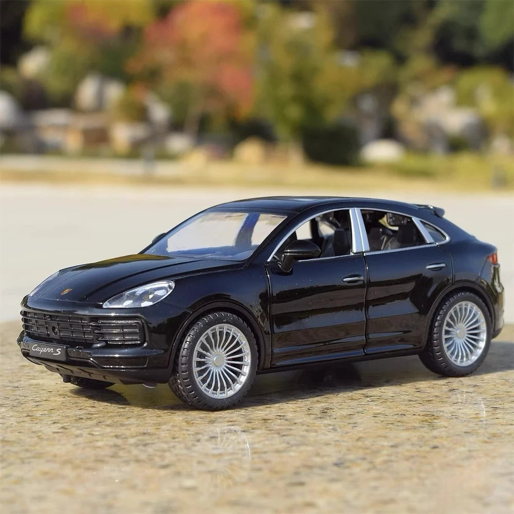 [TOY] 1:24 Porsche 2017 Cayenne S Black Model Car Die-Cast