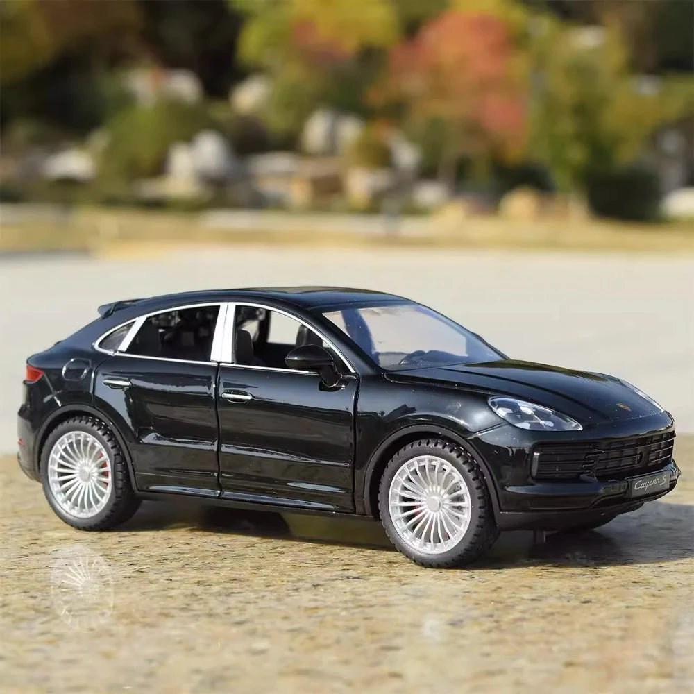 [TOY] 1:24 Porsche 2017 Cayenne S Black Model Car Die-Cast