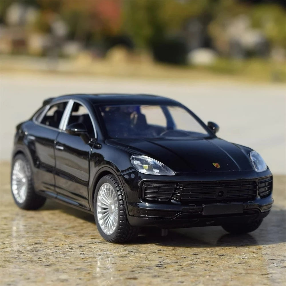 [TOY] 1:24 Porsche 2017 Cayenne S Black Model Car Die-Cast