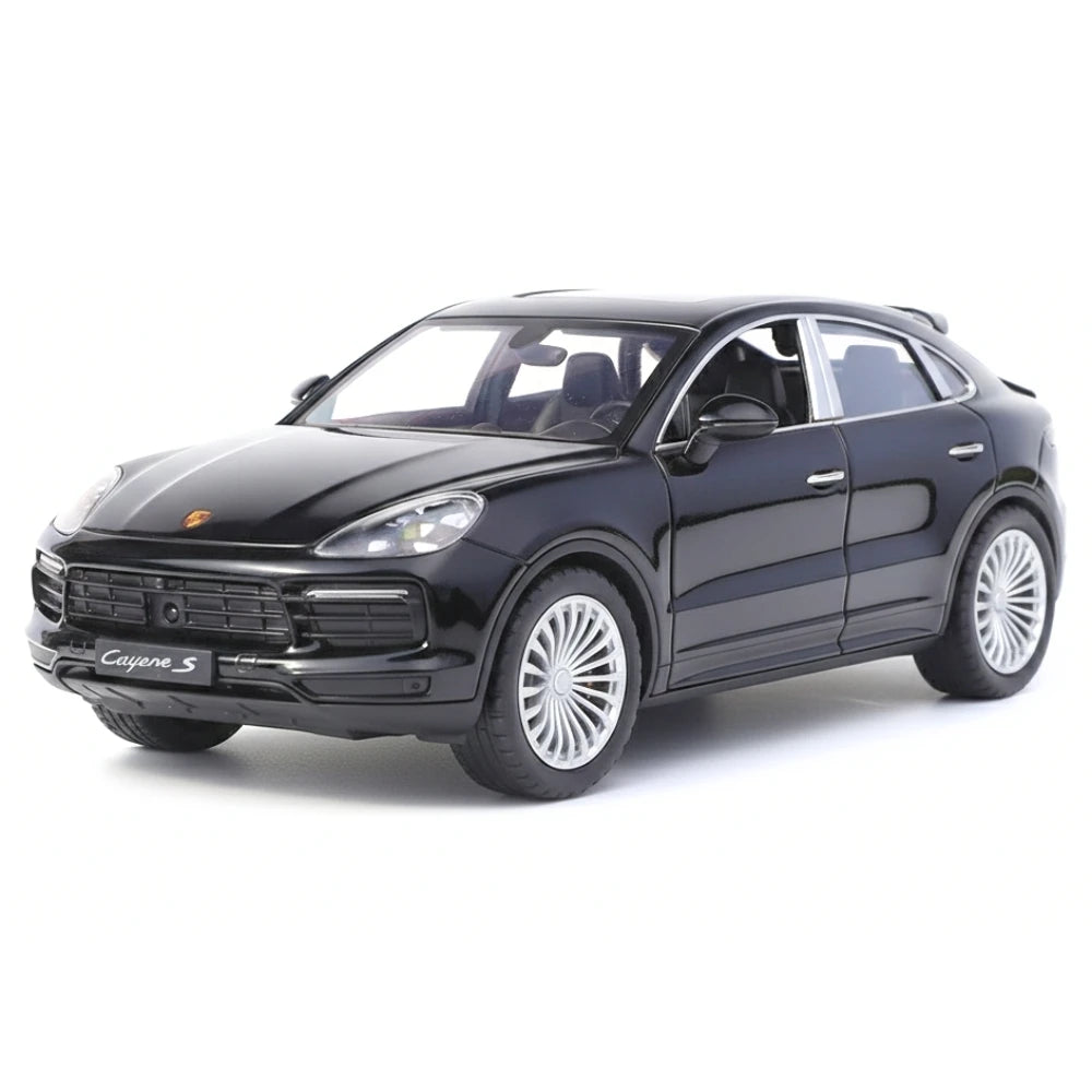 [TOY] 1:24 Porsche 2017 Cayenne S Black Model Car Die-Cast