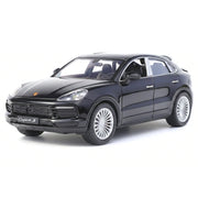Porsche 2017 Cayenne S czarny 1:24 – model samochodu z metalu odlewanego do ekspozycji
