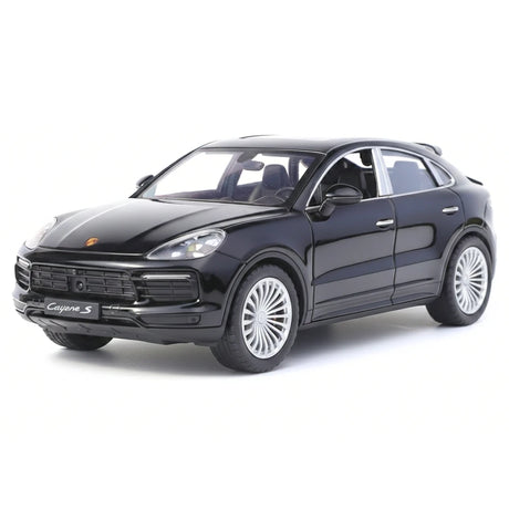 Porsche 2017 Cayenne S Black 1:24 – model wyświetlacza odlewany z odlewu