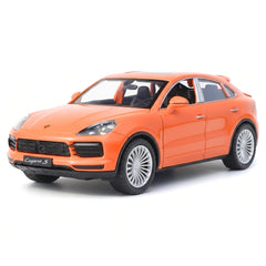 [TOY] 1:24 Porsche 2017 Cayenne S Orange Model Car Die-Cast
