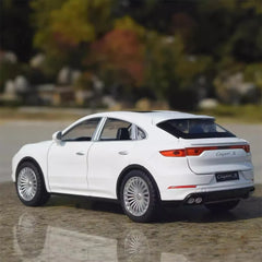 [TOY] 1:24 Porsche 2017 Cayenne S ホワイト モデルカー Die-Cast
