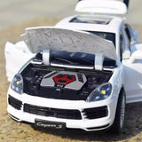[TOY] 1:24 Porsche 2017 Cayenne S White Model Car Die-Cast