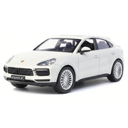 Porsche 2017 Cayenne S biały 1:24 – model samochodu z metalu odlewanego do ekspozycji