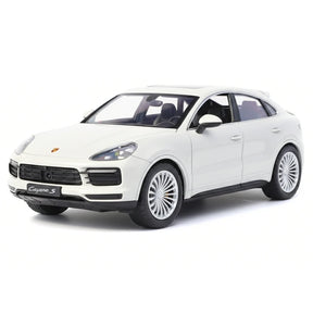 [TOY] 1:24 Porsche 2017 Cayenne S White Model Car Die-Cast