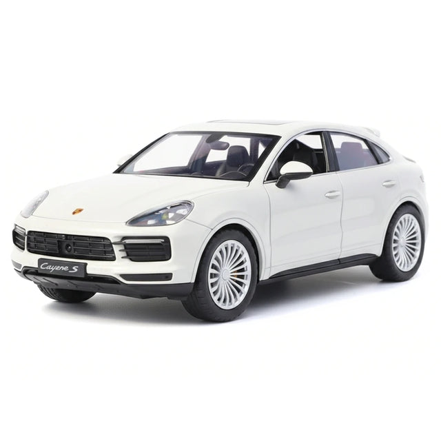 [TOY] 1:24 Porsche 2017 Cayenne S White Model Car Die-Cast