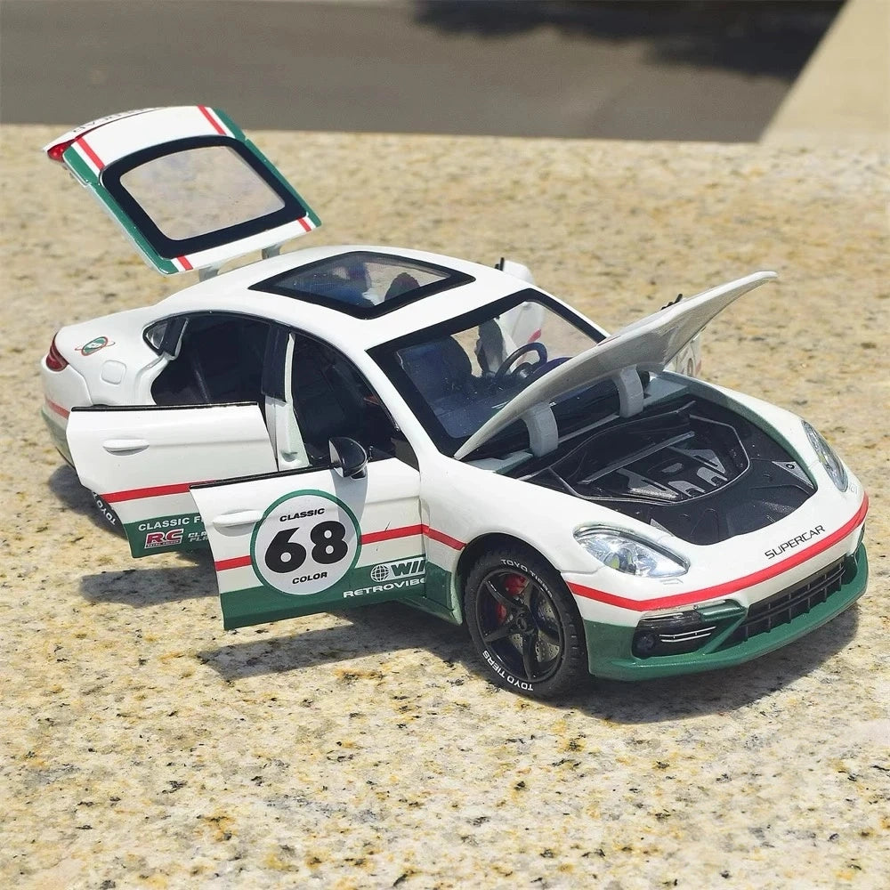 [TOY] 1:24 Porsche 2017 Panamera #68 modellbil Die-Cast