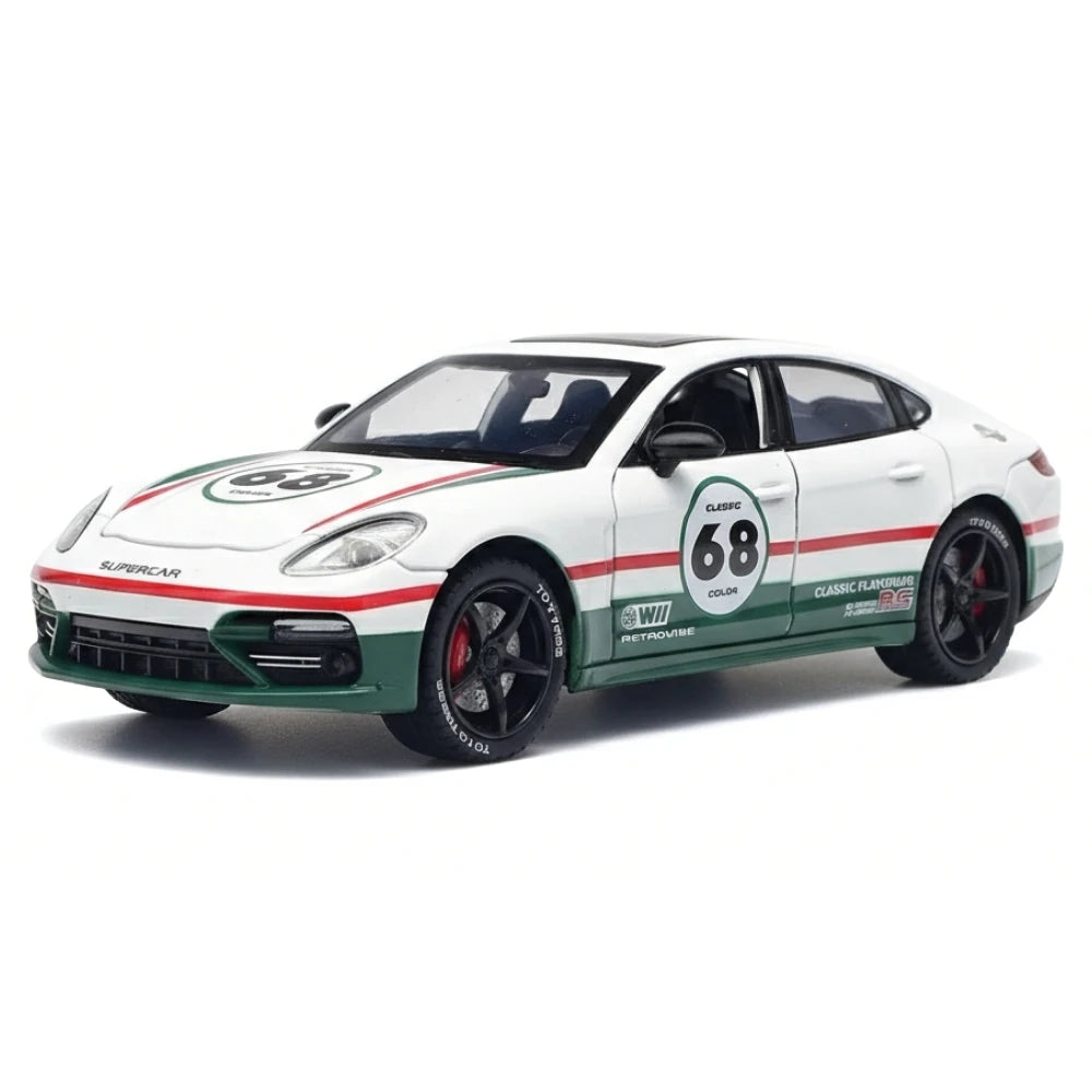 [TOY] 1:24 Porsche 2017 Panamera #68 modellino di auto Die-Cast