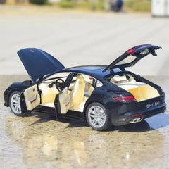 [TOY] 1:24 Porsche 2017 Panamera Black Model Car Die-Cast