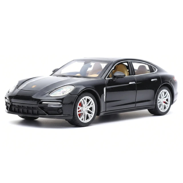 [TOY] 1:24 Porsche 2017 Panamera Black Model Car Die-Cast