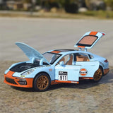 [TOY] 1:24 Porsche 2017 Panamera Gulf modellbil Die-Cast