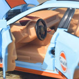 [TOY] 1:24 Porsche 2017 Panamera Gulf modellbil Die-Cast