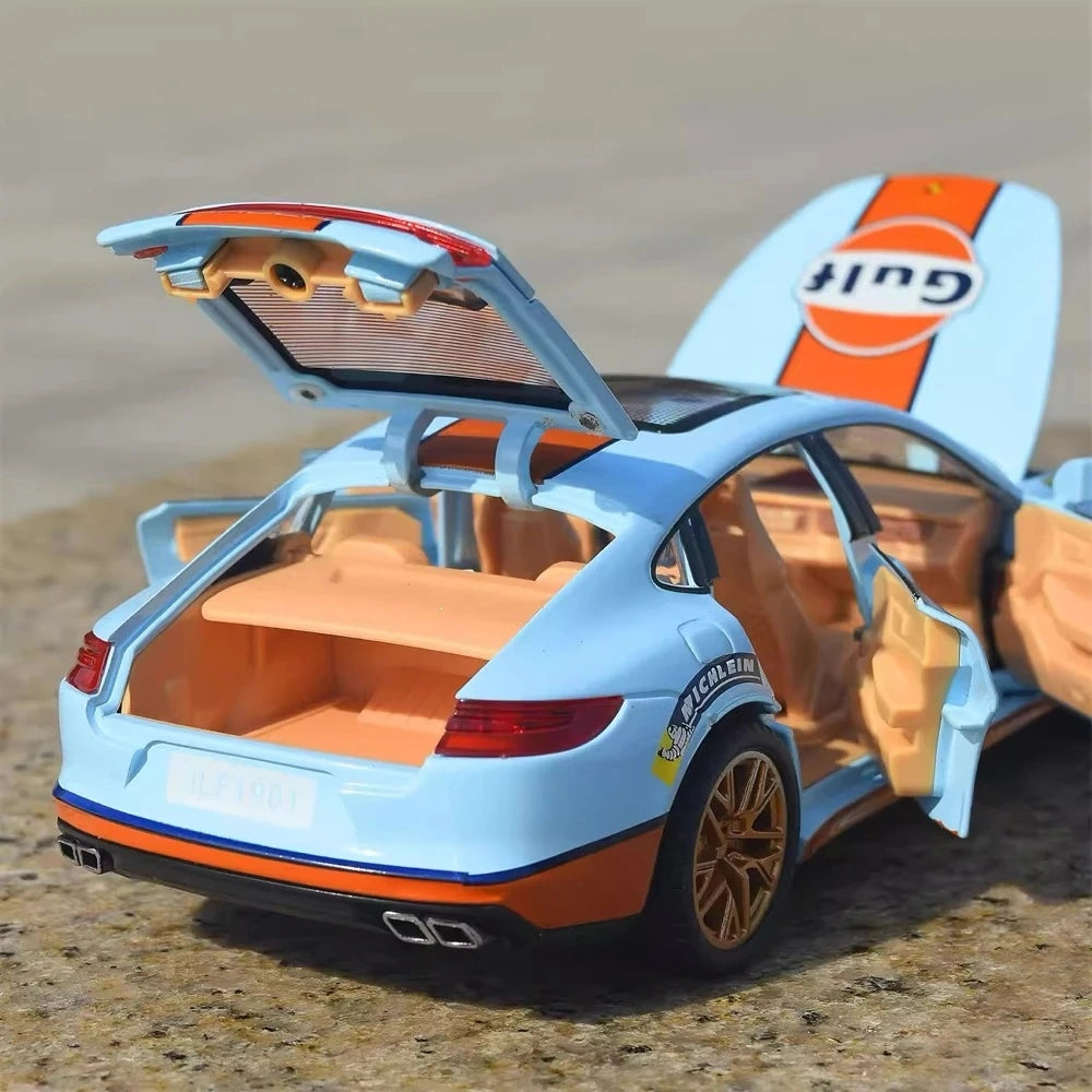 [TOY] 1:24 Porsche 2017 Panamera Gulf Model Car Die-Cast