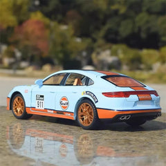 [TOY] 1:24 Porsche 2017 Panamera Gulf Model Car Die-Cast