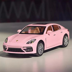 [TOY] 1:24 Porsche 2017 Panamera ピンク モデルカー Die-Cast