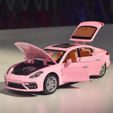[TOY] 1:24 Porsche 2017 Panamera Pink Model Car Die-Cast