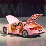 [TOY] 1:24 Porsche 2017 Panamera Pink Model Car Die-Cast