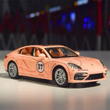 [TOY] 1:24 Porsche 2017 Panamera Pink Pig Model Car Die-Cast