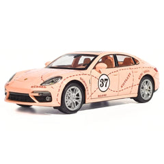 [TOY] 1:24 Porsche 2017 Panamera Pink Pig Model Car Die-Cast