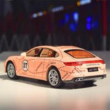 [TOY] 1:24 Porsche 2017 Panamera Pink Pig Model Car Die-Cast