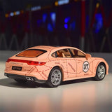 [TOY] 1:24 Porsche 2017 Panamera Pink Pig Model Car Die-Cast