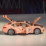 [TOY] 1:24 Porsche 2017 Panamera Pink Pig Model Car Die-Cast