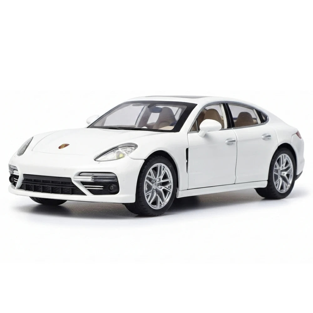 [TOY] 1:24 Porsche 2017 Panamera bianco modellino di auto Die-Cast