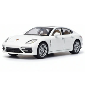 [TOY] 1:24 Porsche 2017 Panamera vit modellbil Die-Cast
