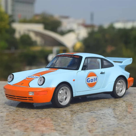 [TOY] 1:24 Porsche 2021 911 964 Gulf Model Car Die-Cast
