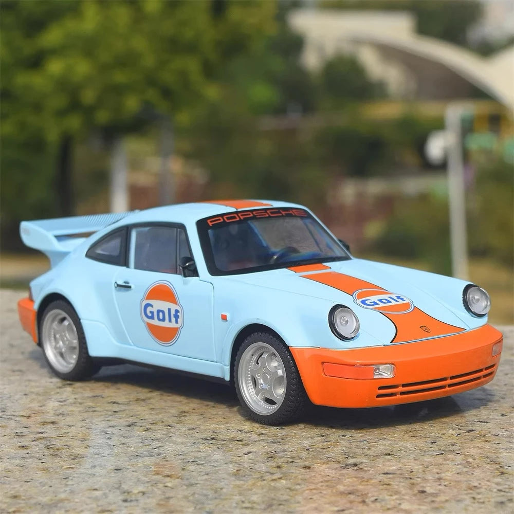 [TOY] 1:24 Porsche 2021 911 964 Gulf Model Car Die-Cast