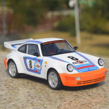 [TOY] 1:24 Porsche 2021 911 964 Martini Model Car Die-Cast