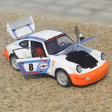 [TOY] 1:24 Porsche 2021 911 964 Martini Model Car Die-Cast