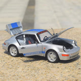 [TOY] 1:24 Porsche 2021 911 964 argent voiture miniature Die-Cast