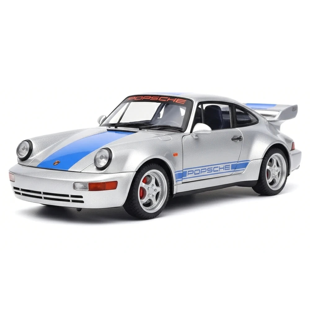 [TOY] 1:24 Porsche 2021 911 964 Silver Model Car Die-Cast