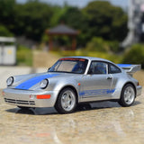 [TOY] 1:24 Porsche 2021 911 964 argent voiture miniature Die-Cast
