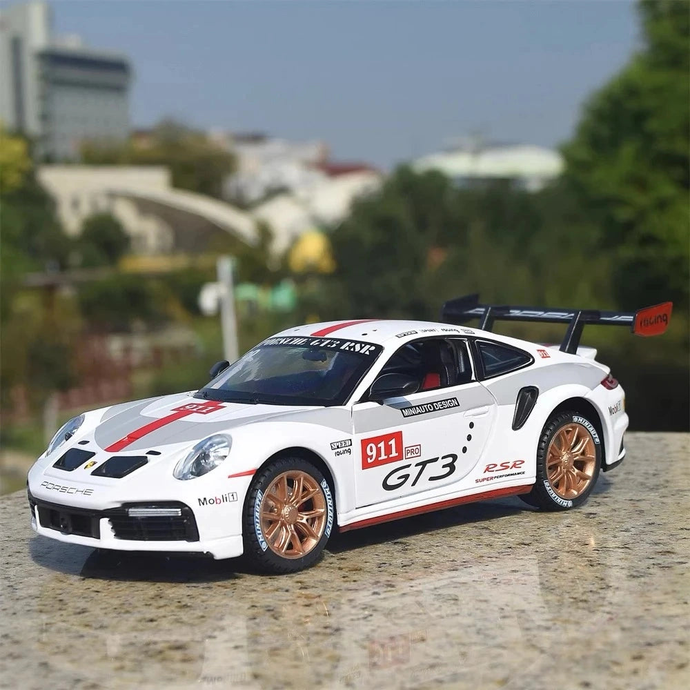 [TOY] 1:24 Porsche 2021 911 GT3 RSR Model Car Die-Cast