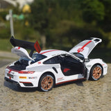 [TOY] 1:24 Porsche 2021 911 GT3 RSR Model Car Die-Cast