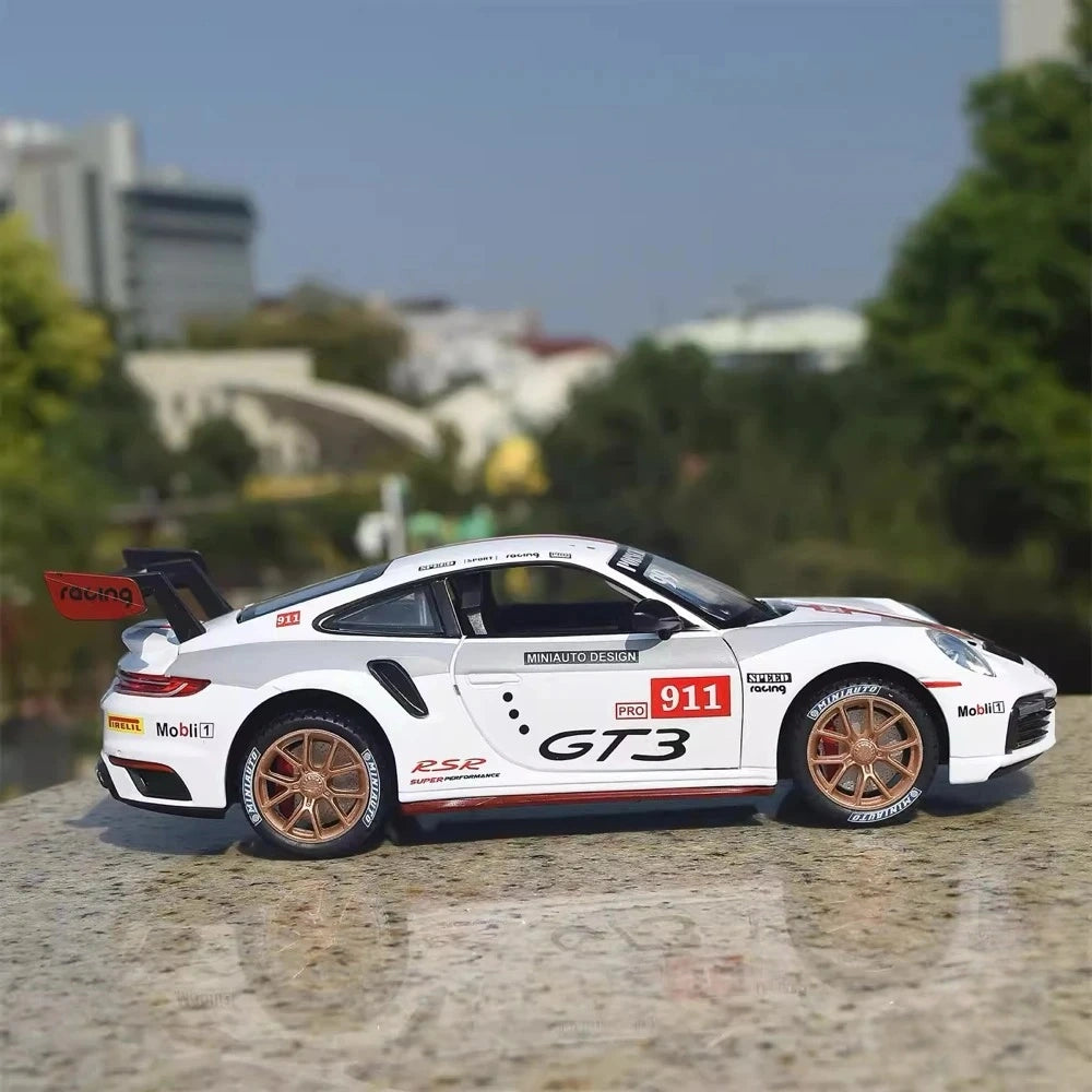 [TOY] 1:24 Porsche 2021 911 GT3 RSR Model Car Die-Cast